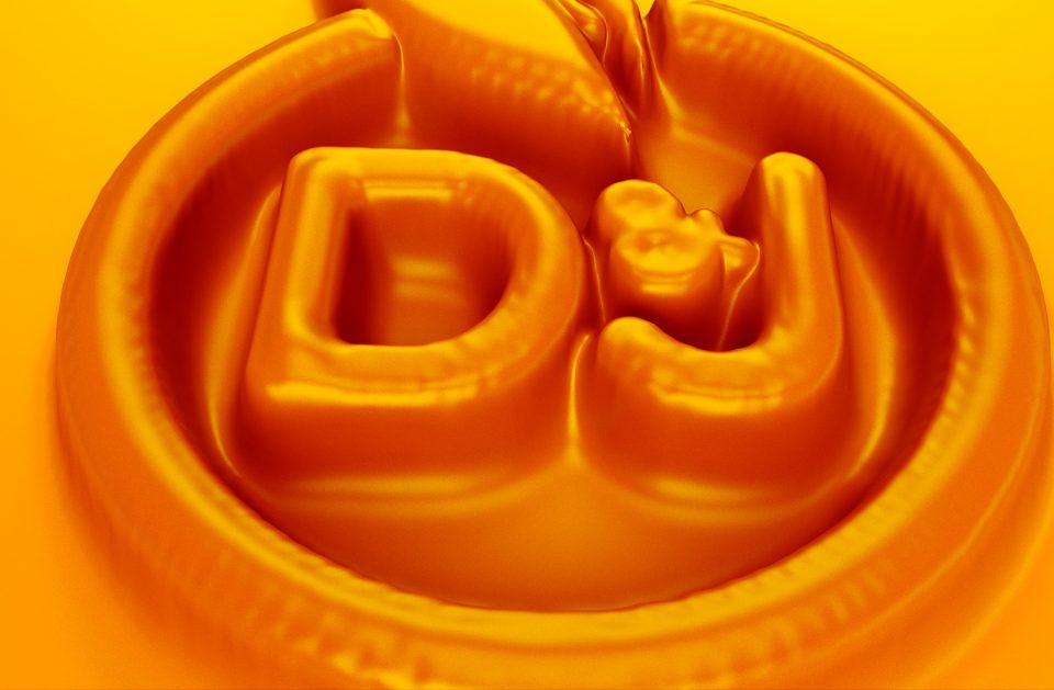 D&J Peanut Butter Logo and packaging design